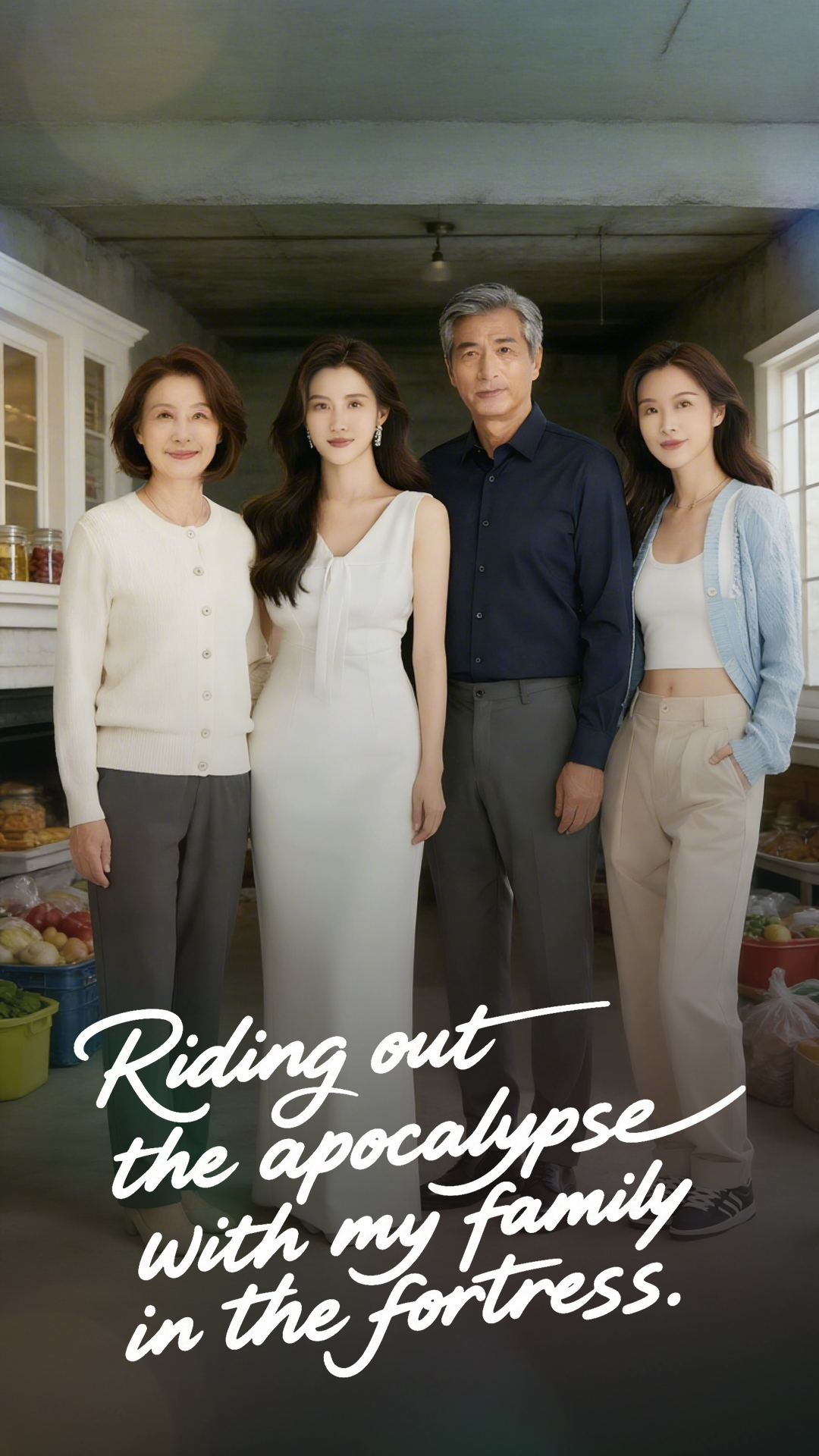 Riding out the apocalypse with my family in the fortress.