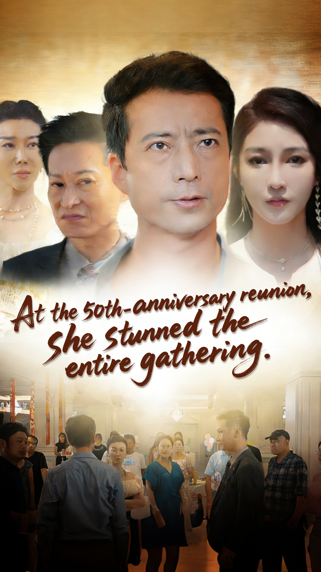 At the 50th-anniversary reunion, she stunned the entire gathering.