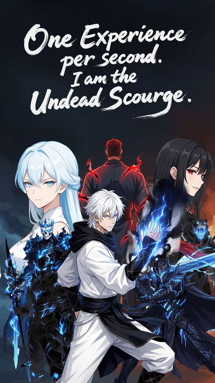 One Experience per second. I am the Undead Scourge.